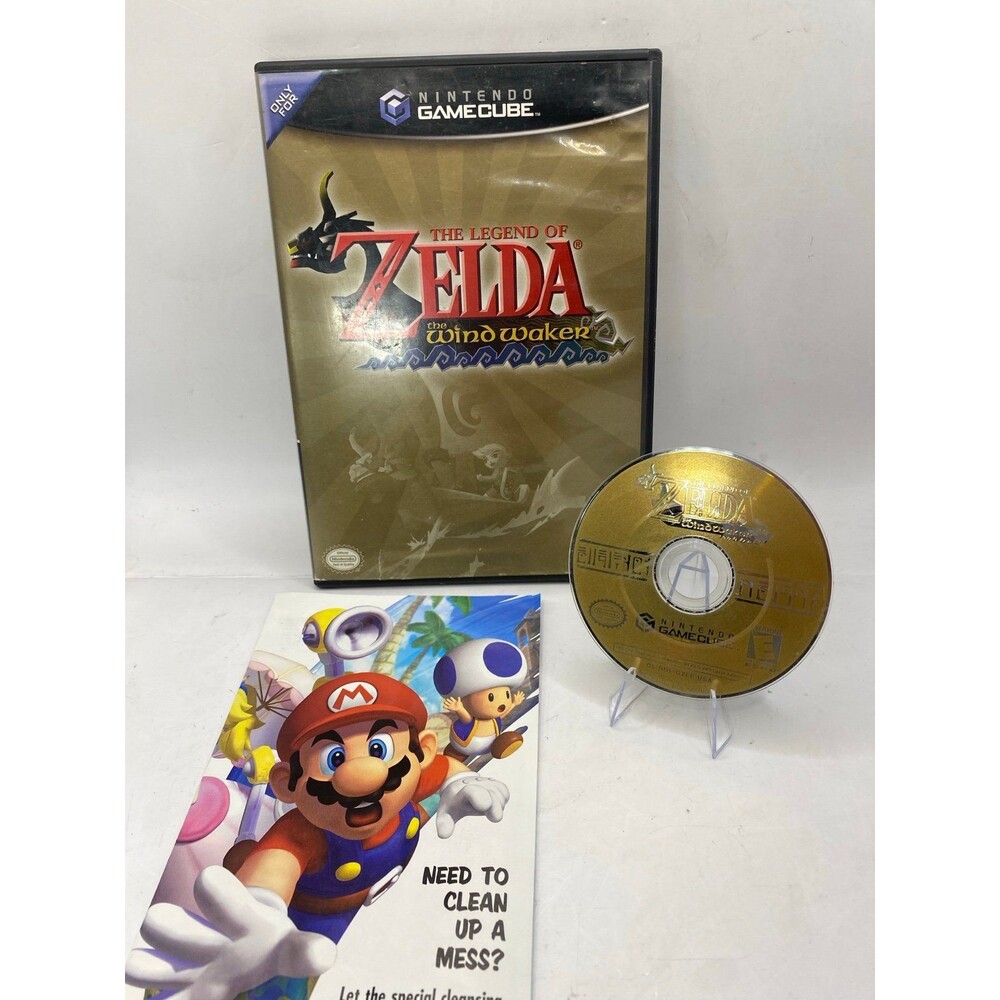 The Legend of Zelda The Wind Waker Nintendo GameCube, 2003 W Insert Windwaker GC